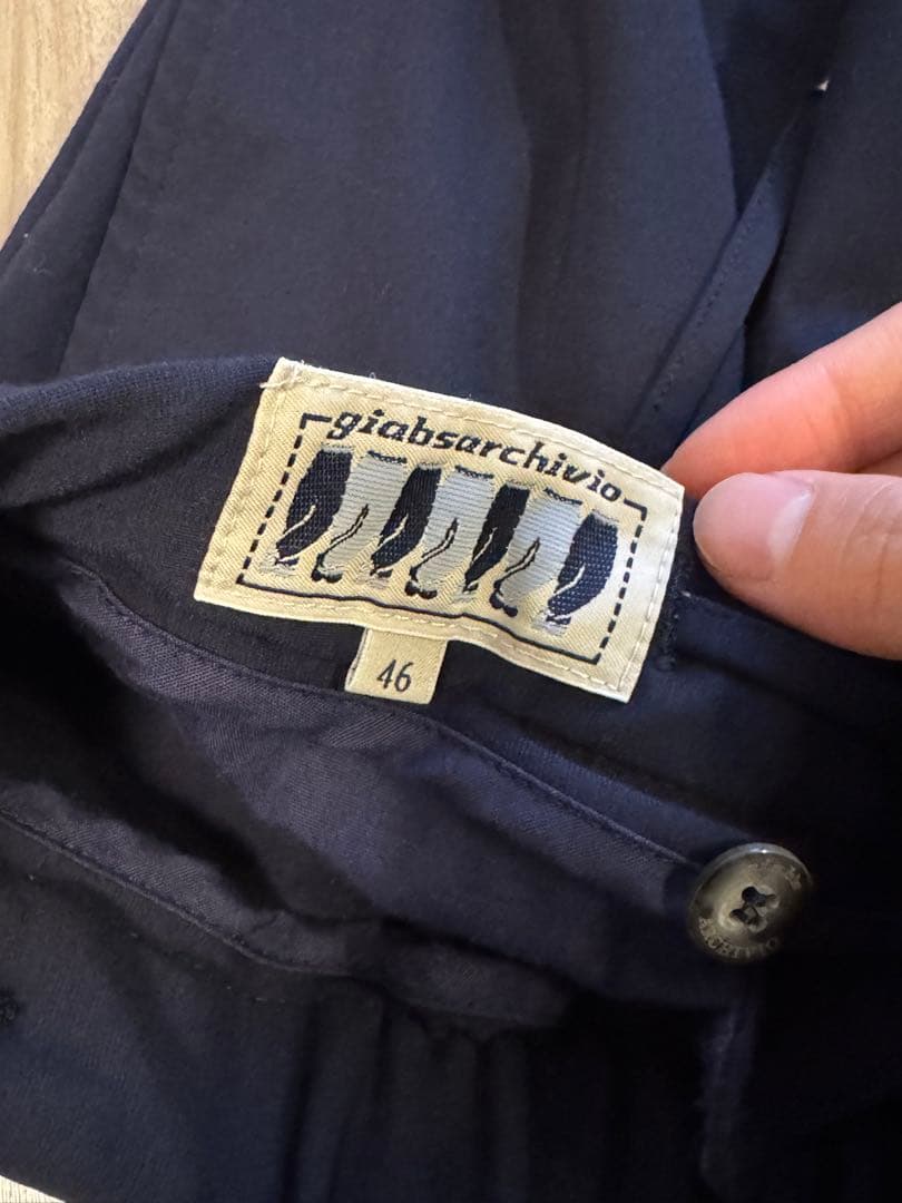 【美品】giabs archivio ジャブス シャカヌメパンツ