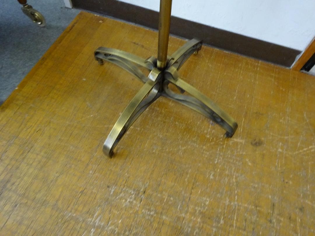 migch　アンティークゴールド　傾斜　ハンガーラック　スチール