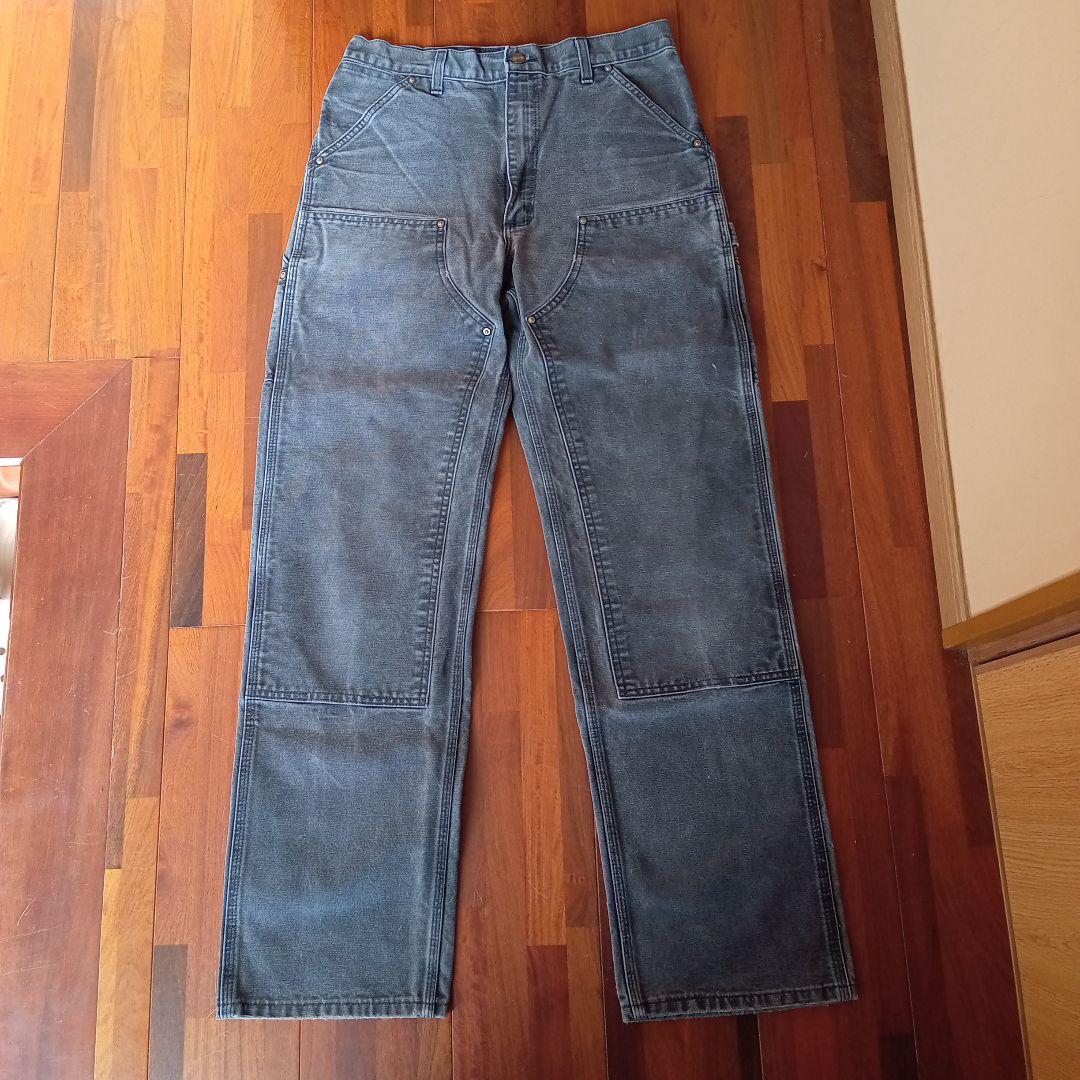 1*K様 USA製　カーハート　ダブルニーペインターパンツ　グレー　33×36