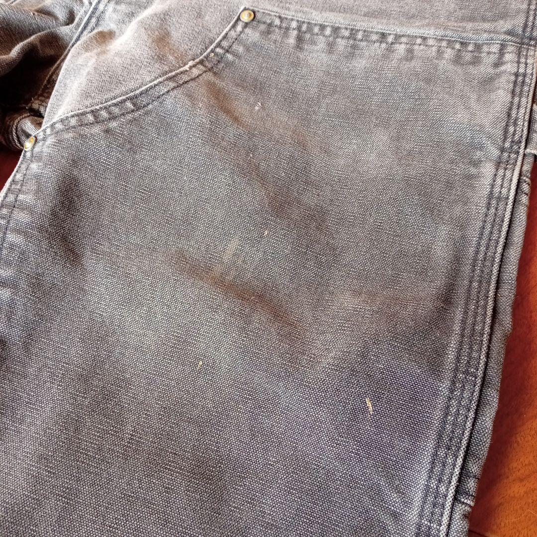 1*K様 USA製　カーハート　ダブルニーペインターパンツ　グレー　33×36