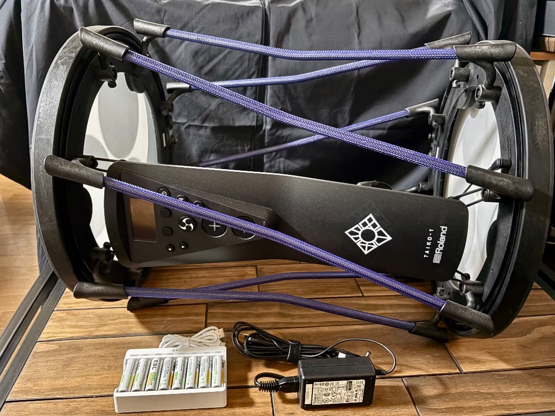 o*0様 TAIKO-1 電子和太鼓 Roland／充電池(EBL)8本・充電器