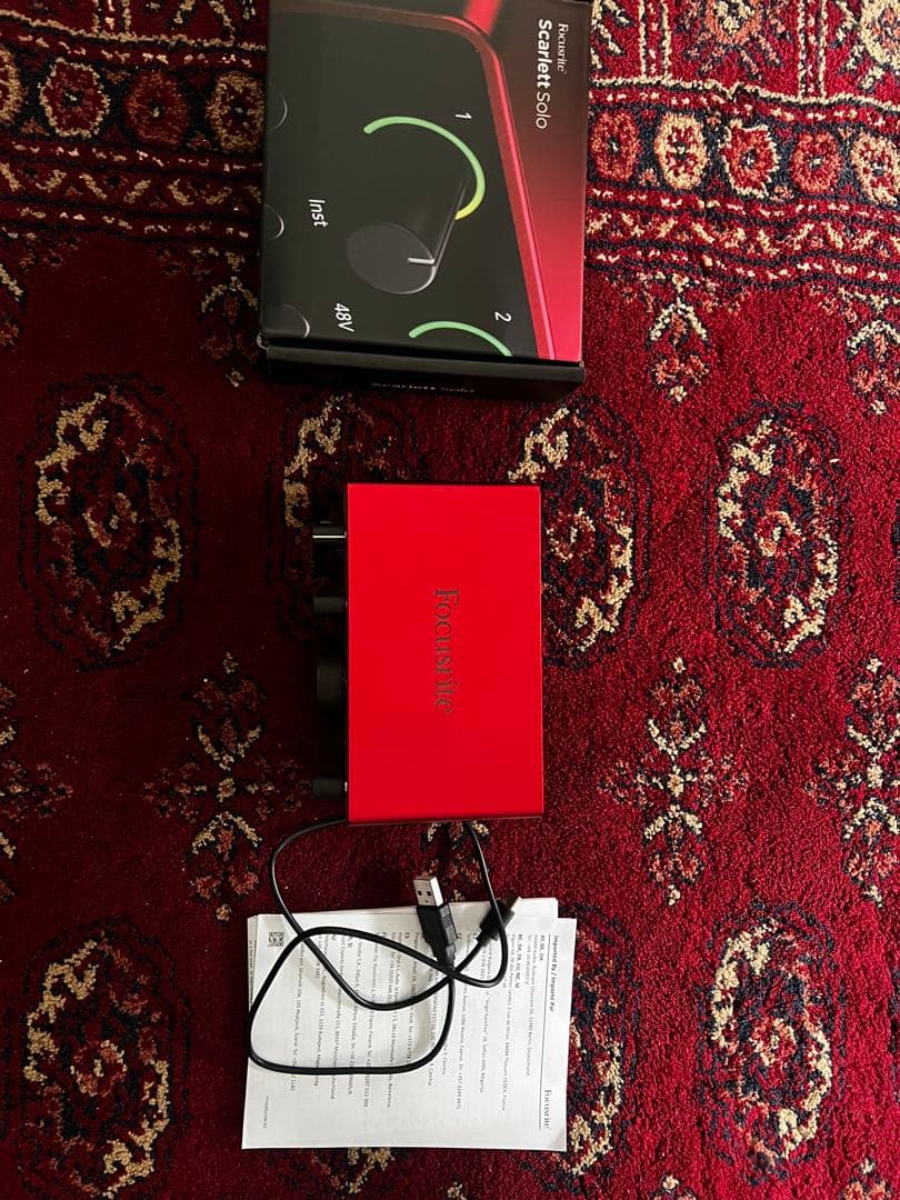 DTM・DAW Focusrite Scarlett Solo (gen. 4)