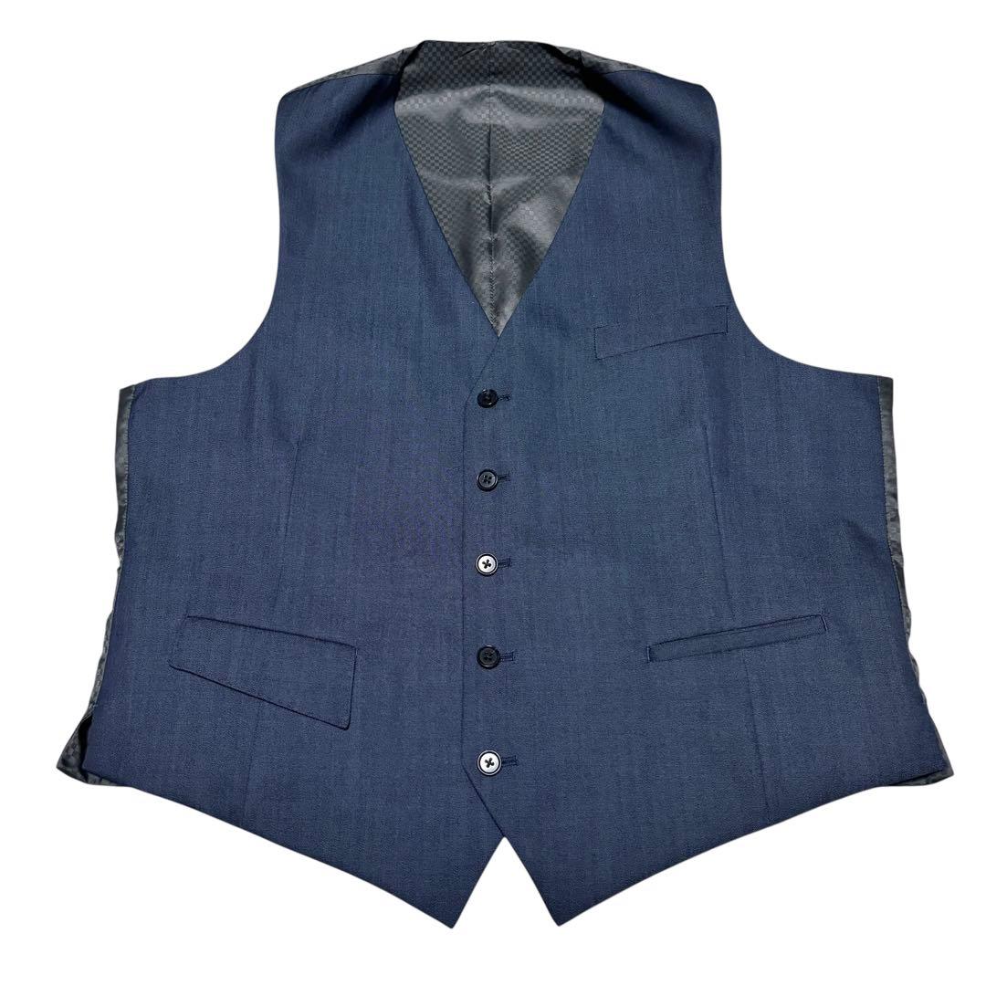 美品 ORIHICA オリヒカ 3ピース スーツ ウォッシャブル ネイビー M