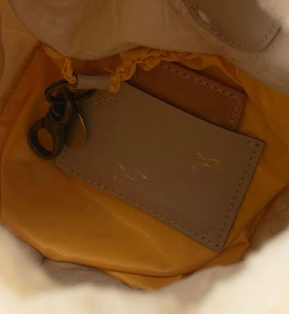 ebagos エバゴス エコファードレープバッグ