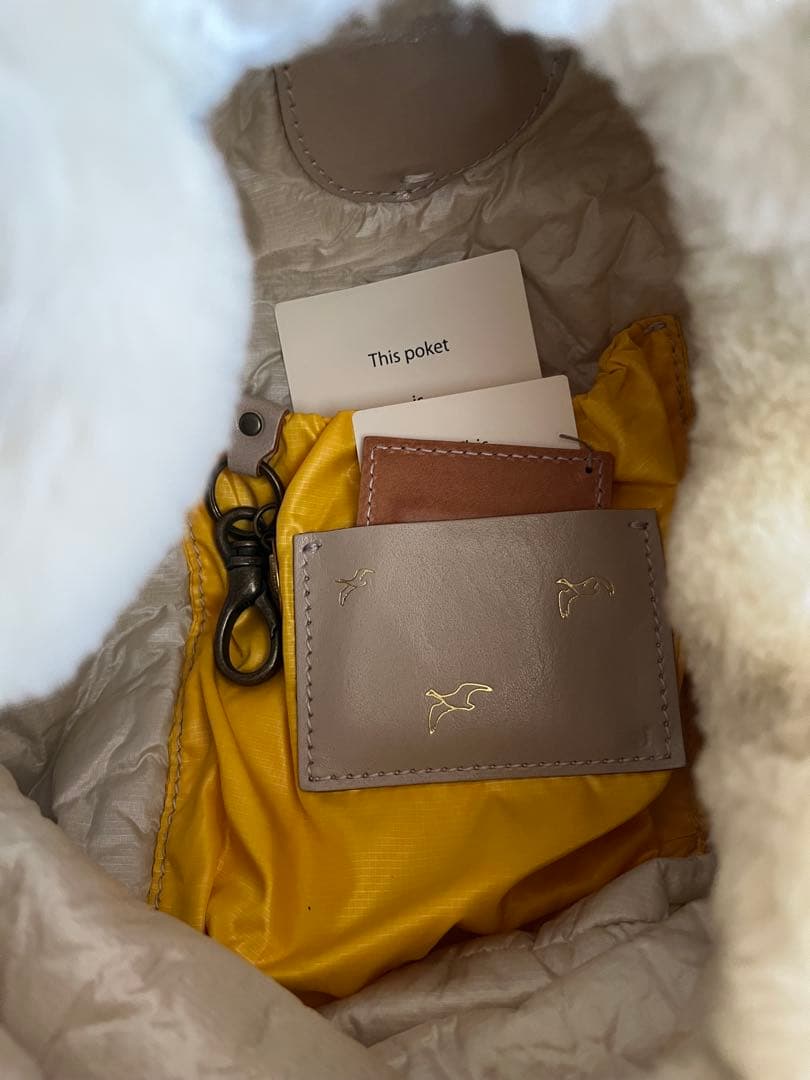 ebagos エバゴス エコファードレープバッグ