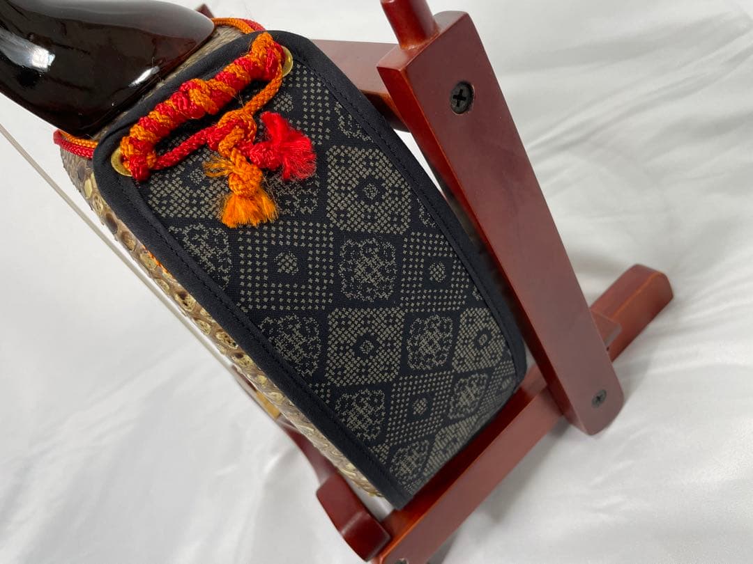 高級県産黒檀三線 三線組合 渡慶次 道政 謹製