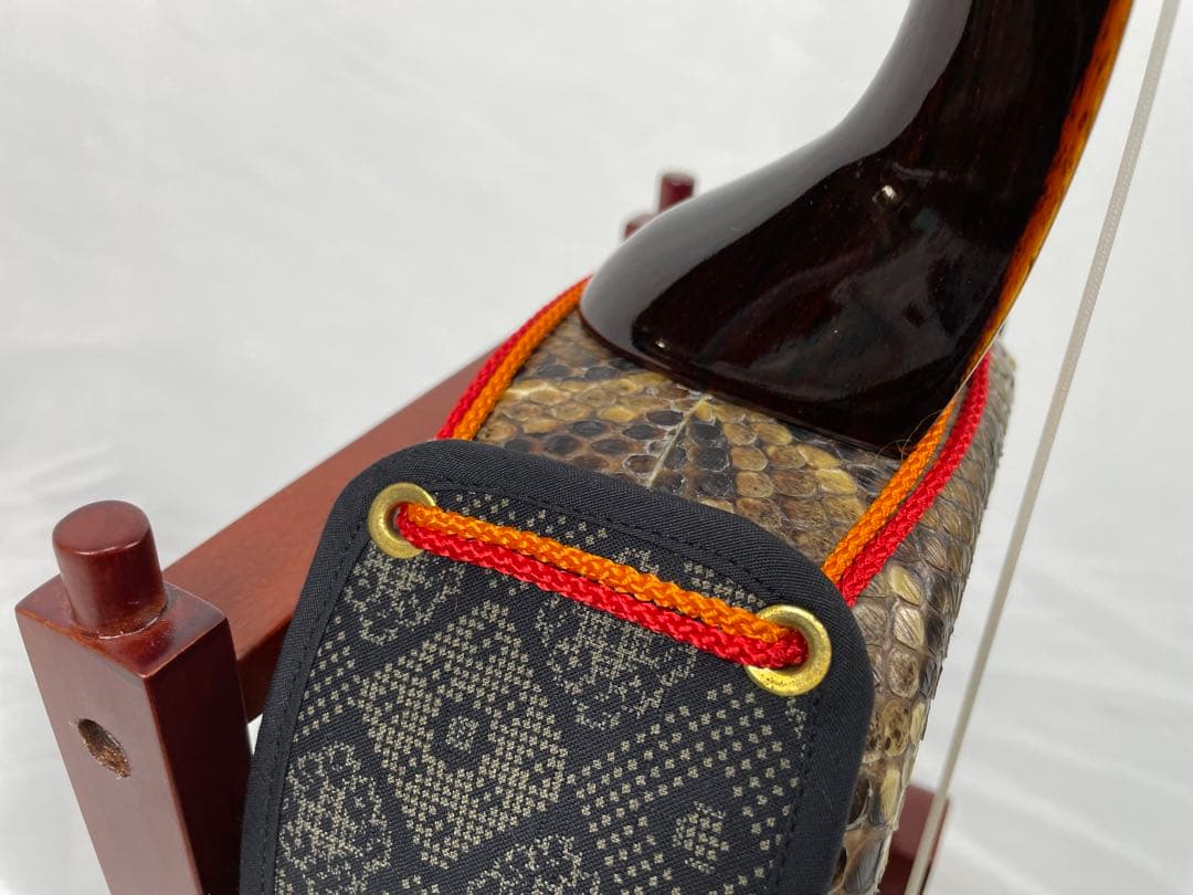 高級県産黒檀三線 三線組合 渡慶次 道政 謹製