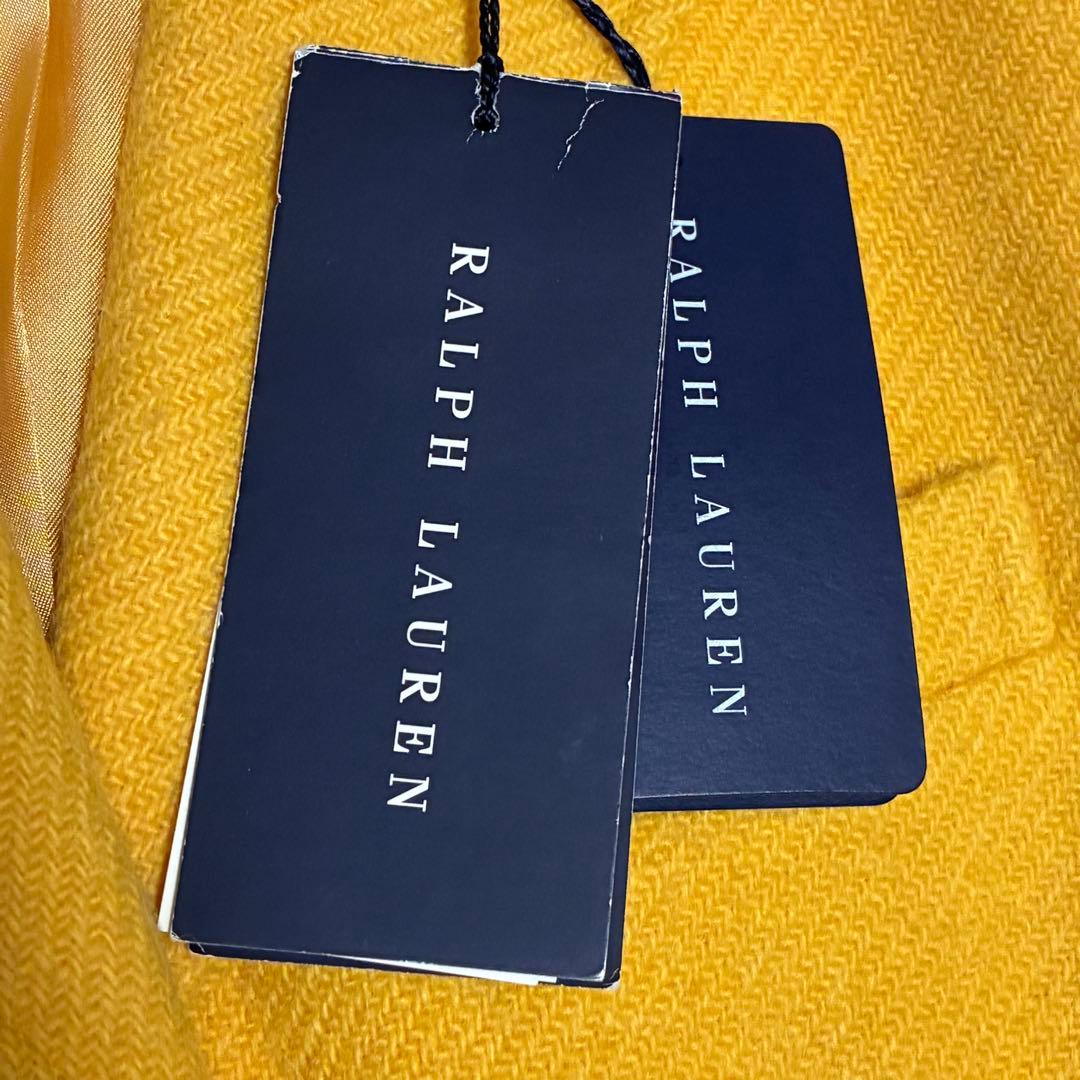 RALPH LAUREN 【未使用】 ツイード ジャケット エルボーパッチ 本革