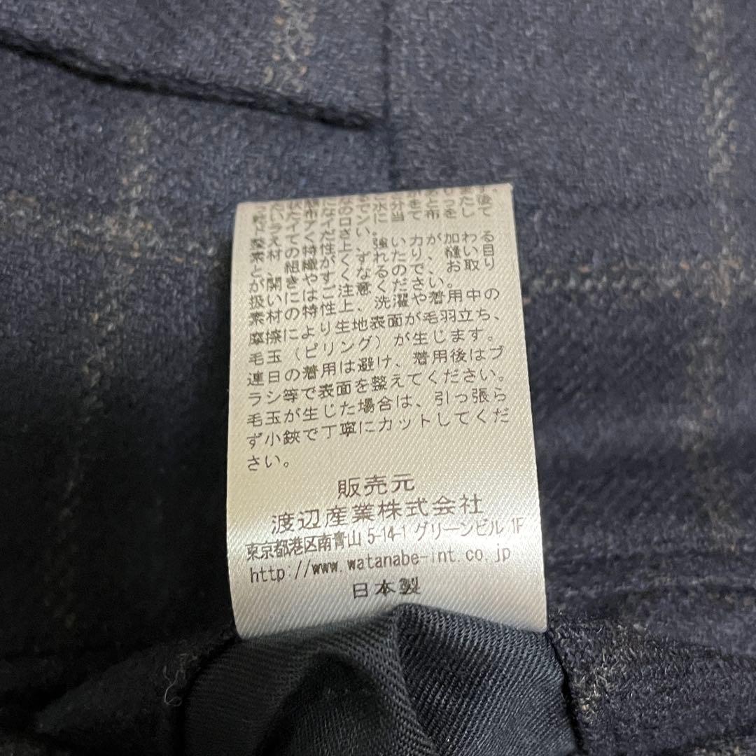 BRITISH MADE セレモニーパンツ【NAVY × GREY CHECK】