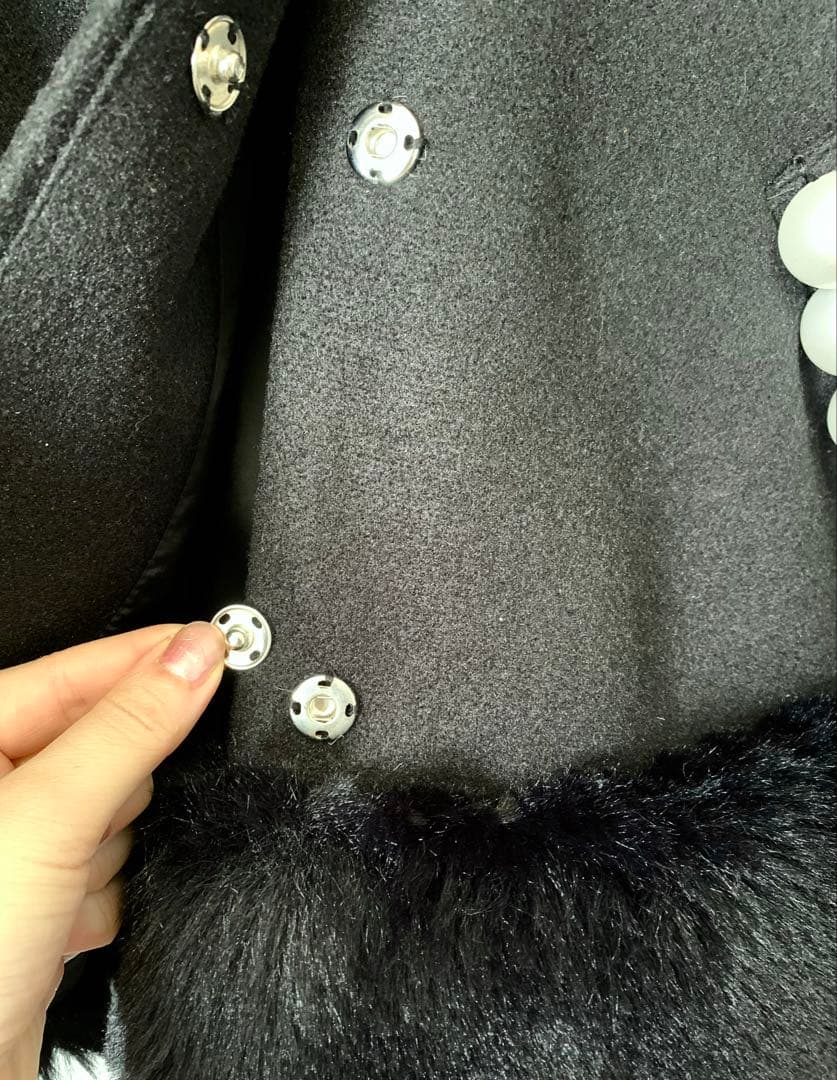 ボリュームファーフードケープコート　Princess Melody MARS