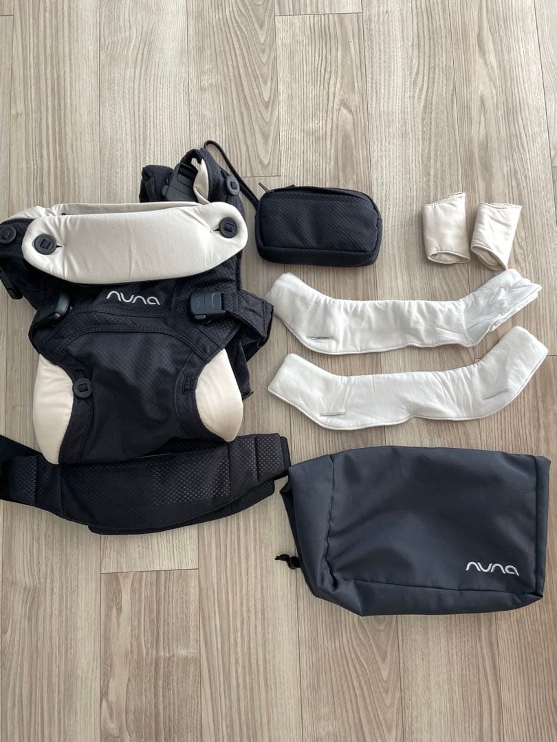 NUNA 抱っこ紐 新生児〜36ヶ月　CUDL click キャビア