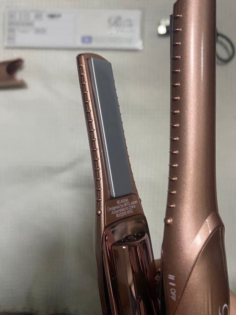 ReFa フィンガーアイロン ローズゴールド