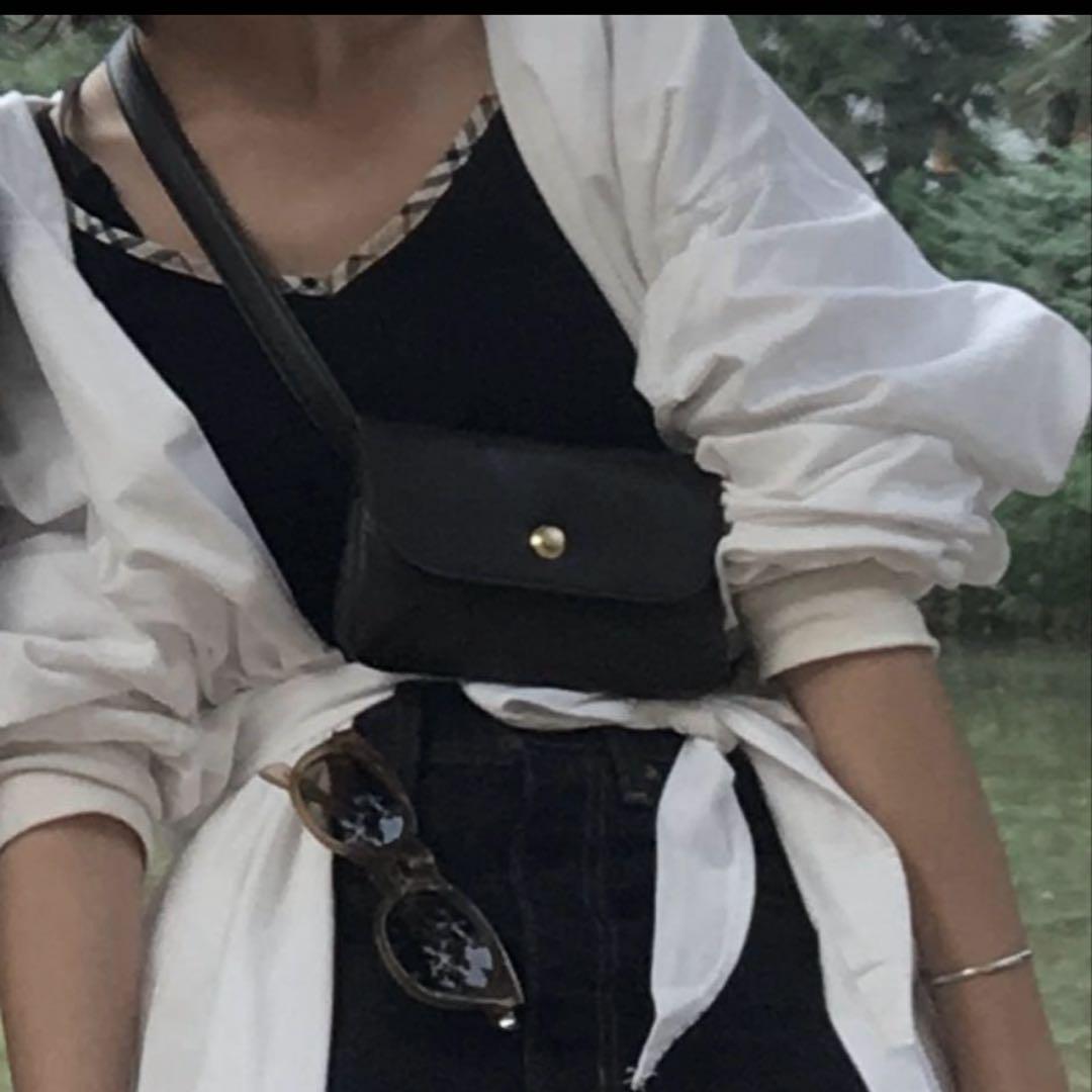 JUN MIKAMI レザーウエストポーチ