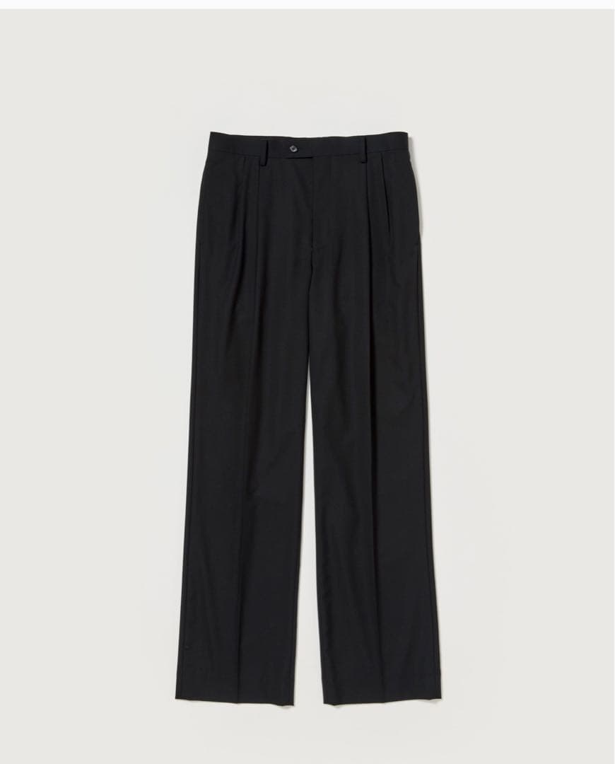 スーツ SUPER FINE TROPICAL WOOL TWO-TUCK SLACKS