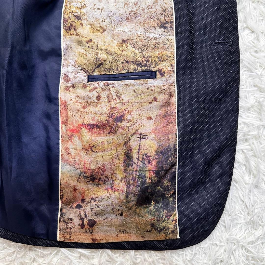 希少柄 極美品 ポールスミス 珍柄 風景柄 ロロピアーナ セットアップ 黒 LX