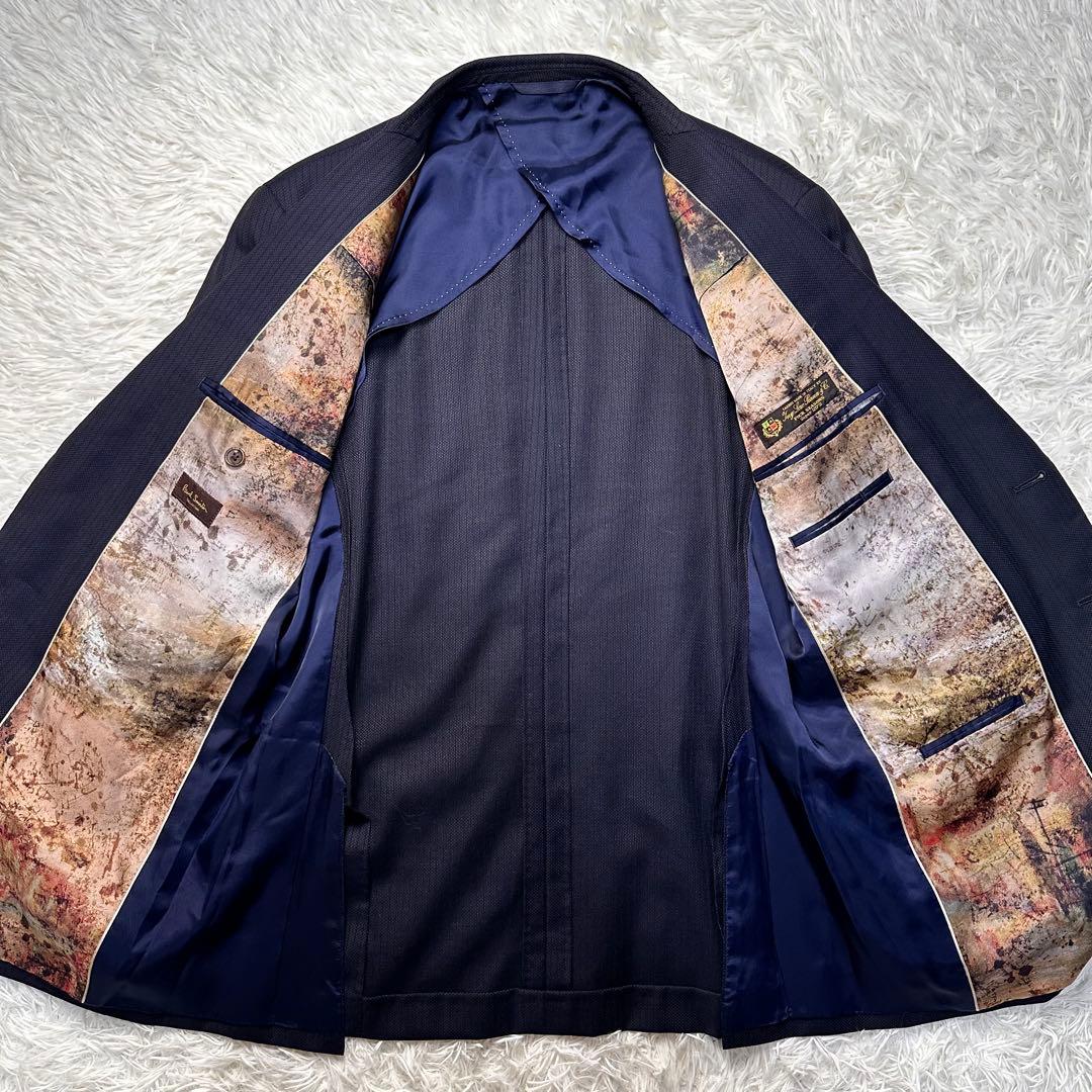 希少柄 極美品 ポールスミス 珍柄 風景柄 ロロピアーナ セットアップ 黒 LX