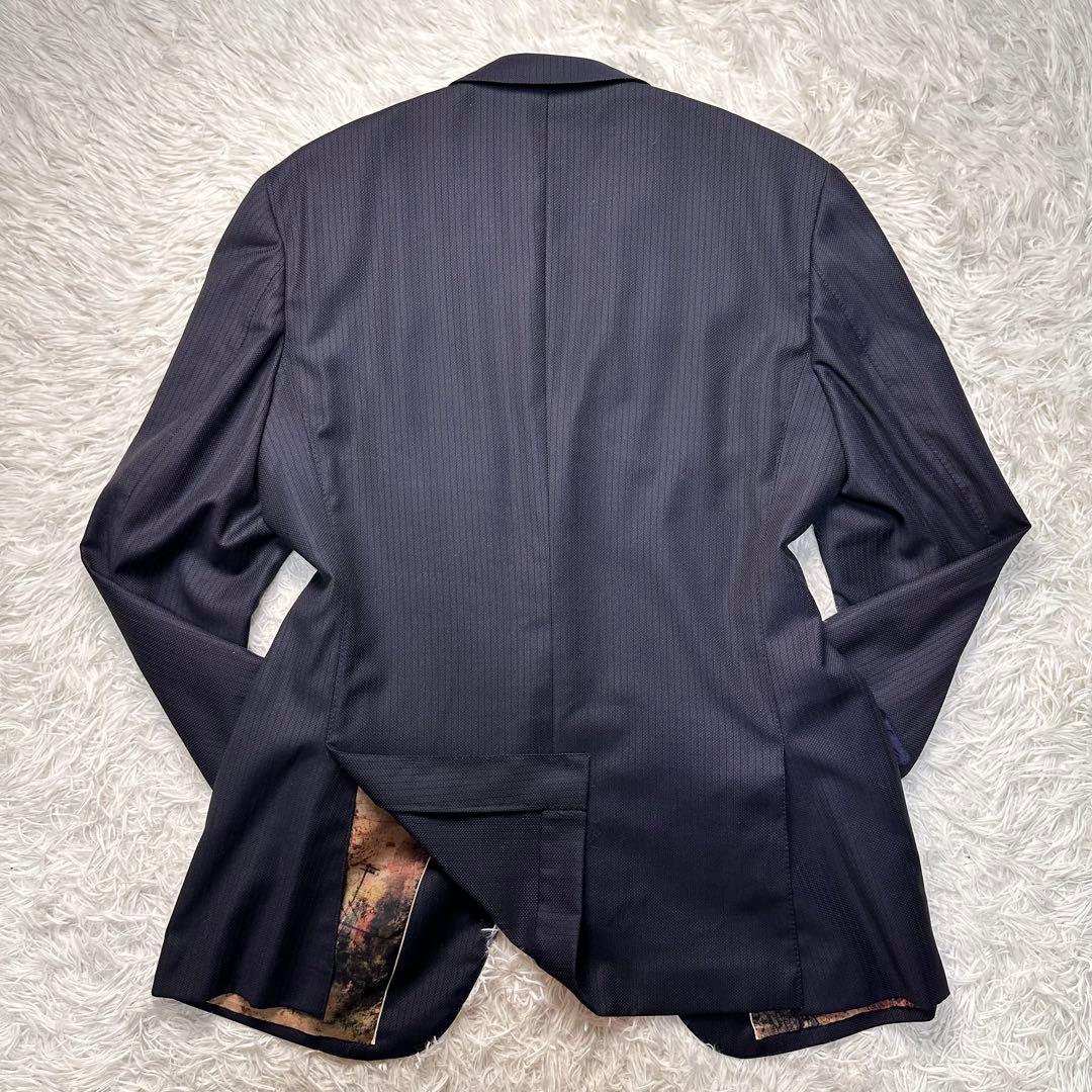 希少柄 極美品 ポールスミス 珍柄 風景柄 ロロピアーナ セットアップ 黒 LX