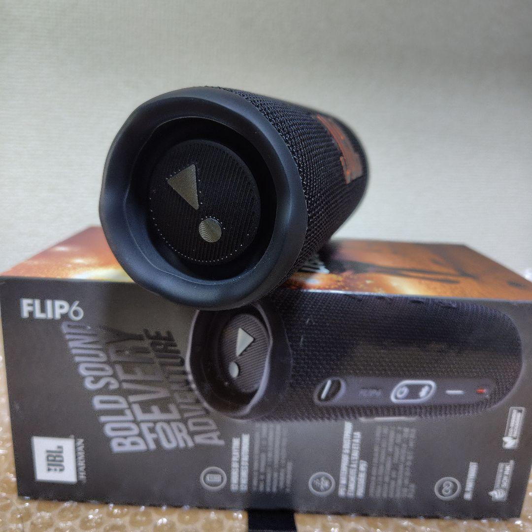 【極美品】JBL Flip6 スピーカー Bluetooth 黒 付属品完備