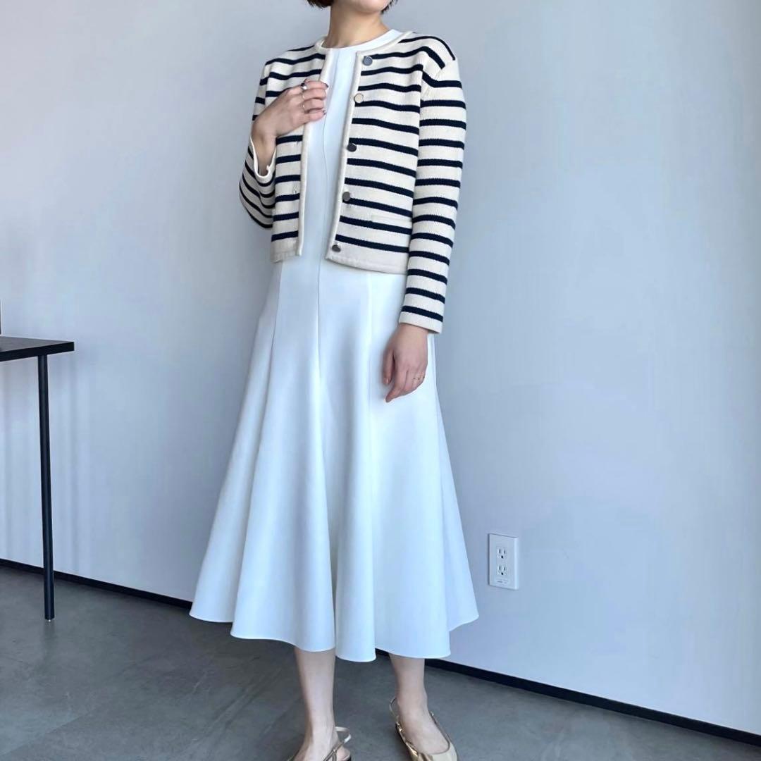 Theory ウェーバリー コットン ストライプ ジャケット　24SS