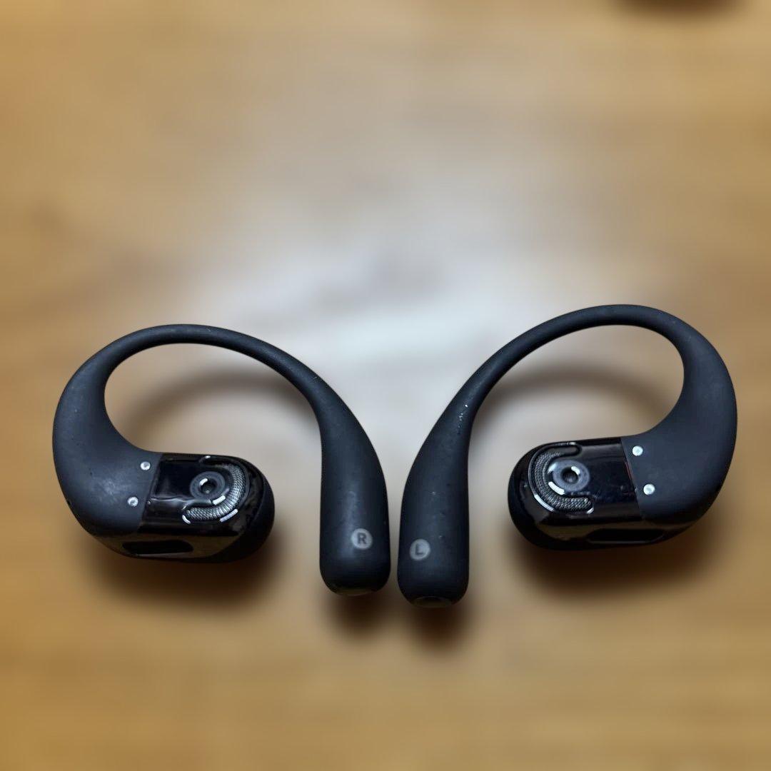 【使用10回程度】SHOKZ OpenFit 2 ブラック 保証書付