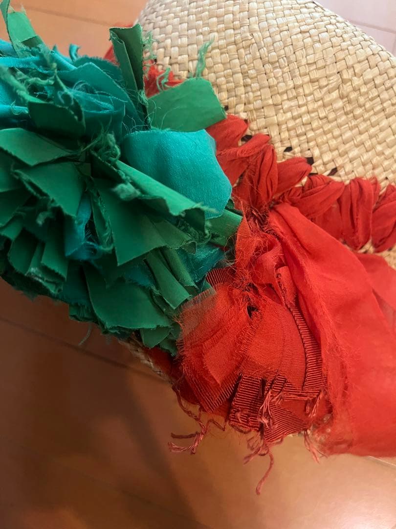 専用　超稀少✨LANVINストローハット麦わら帽子