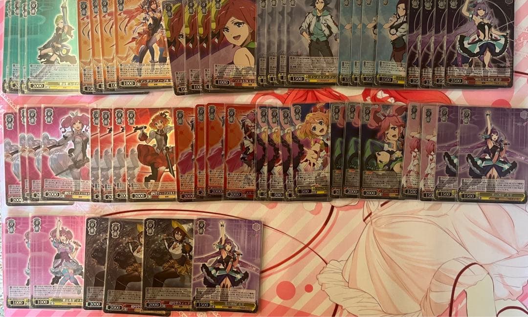 ヴァイスシュヴァルツ　マクロスΔリンク軸デッキ　フルDCR 調整パーツ付き