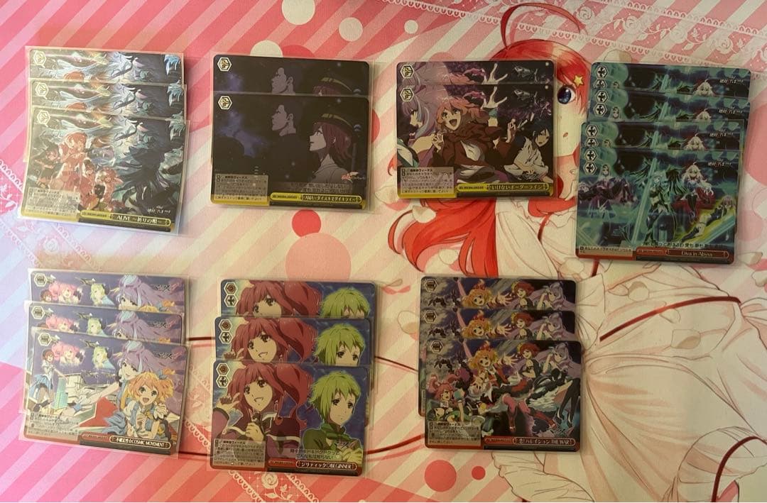 ヴァイスシュヴァルツ　マクロスΔリンク軸デッキ　フルDCR 調整パーツ付き