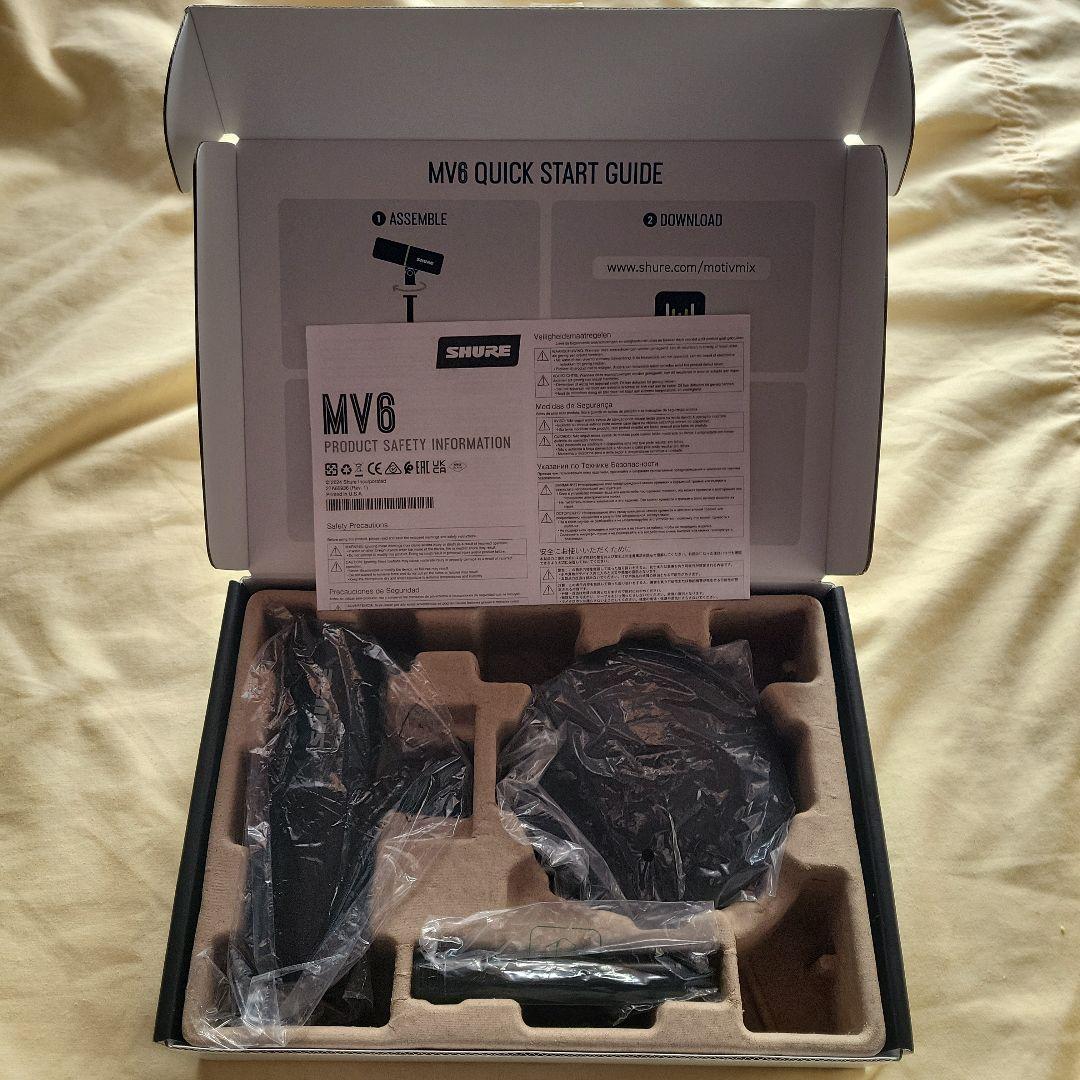 SHURE MV6 USB Gaming Microphone ゲーミングマイク