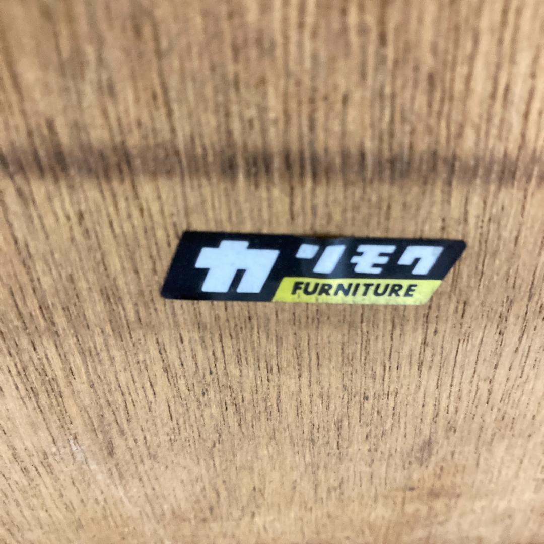 【カリモク】コロニアル　サイドテーブル　リビングテーブル　オールドカリモク　昭和