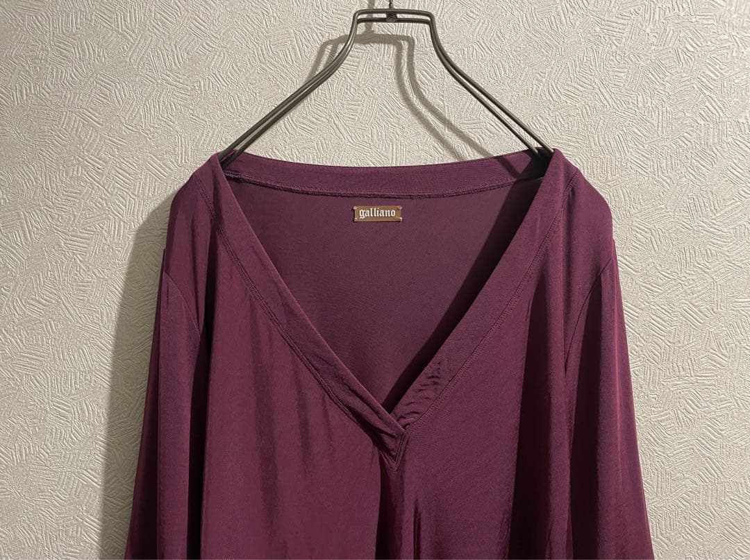 イタリア製 John Galliano サーキュラー カフス カットソー