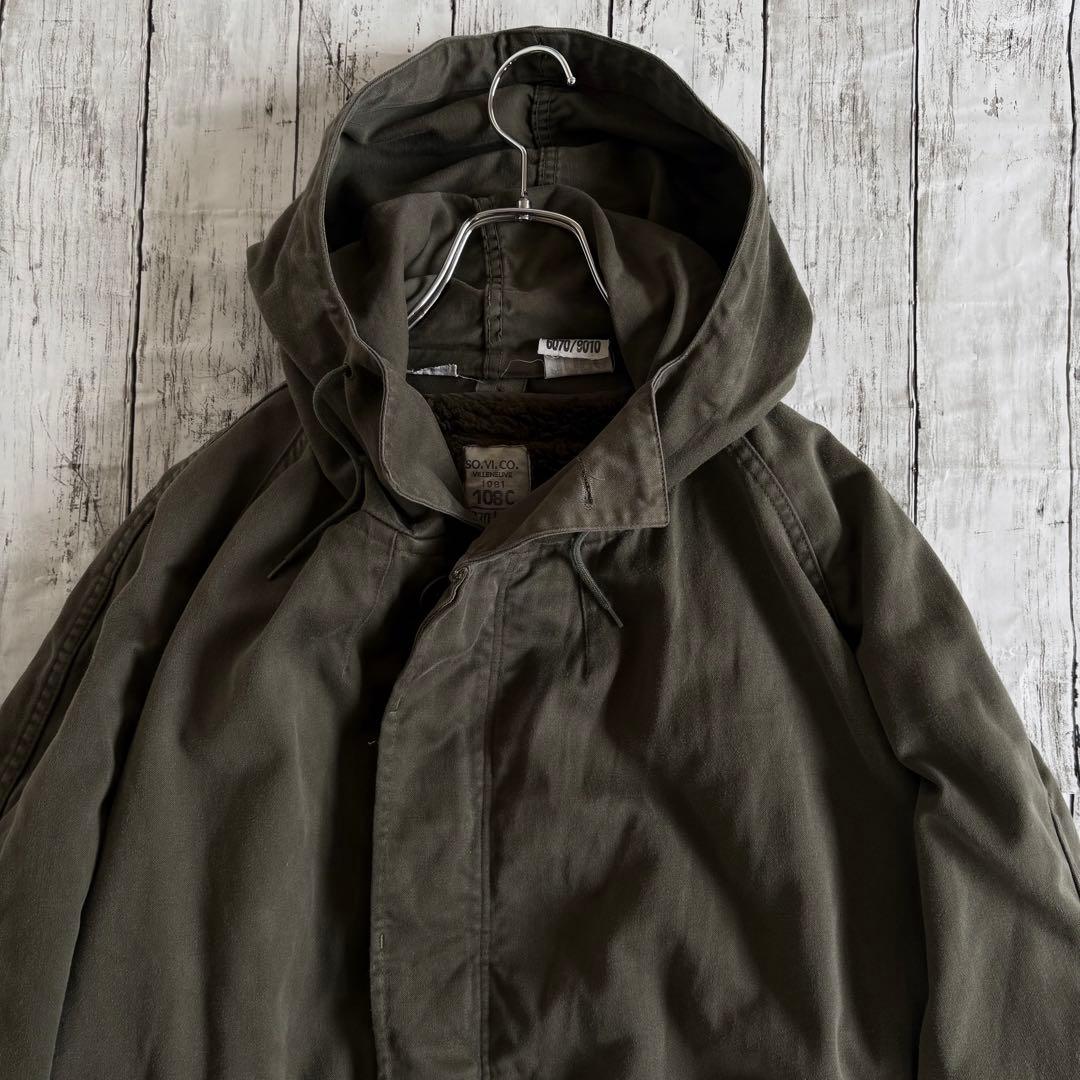 80s フランス軍 M64 フィールドパーカーモッズコート ライナー付 108C