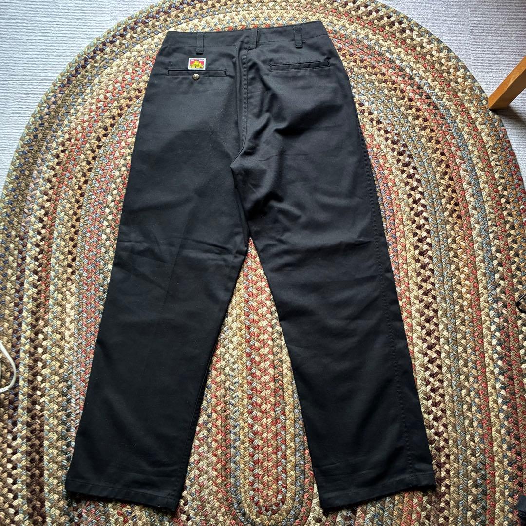 90sビンテージベンデイビス フリスコジーンズワークパンツUSA黒ブラックベンズ