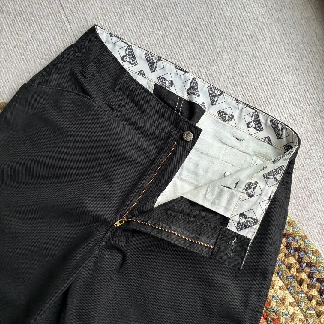 90sビンテージベンデイビス フリスコジーンズワークパンツUSA黒ブラックベンズ