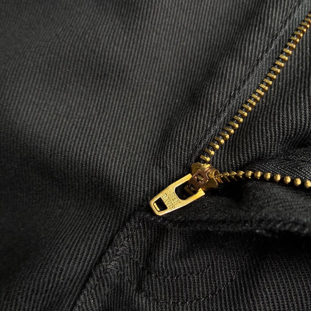 90sビンテージベンデイビス フリスコジーンズワークパンツUSA黒ブラックベンズ