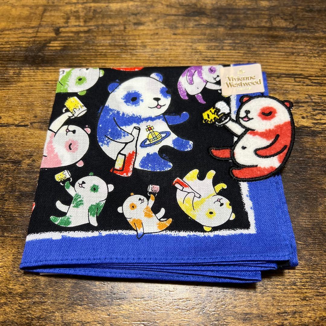 【値下げ】Vivienne Westwood ピンクシール付き未使用ハンカチ
