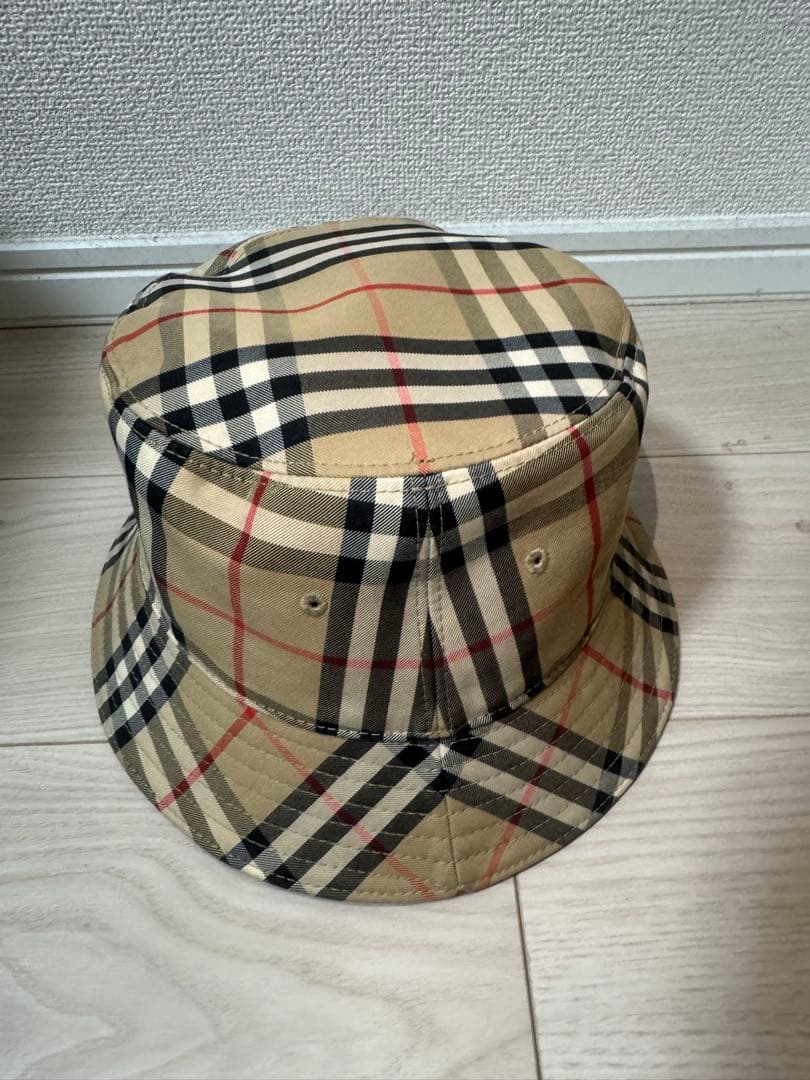 ★確実正規品★BURBERRY チェック柄 バケットハット Lサイズ