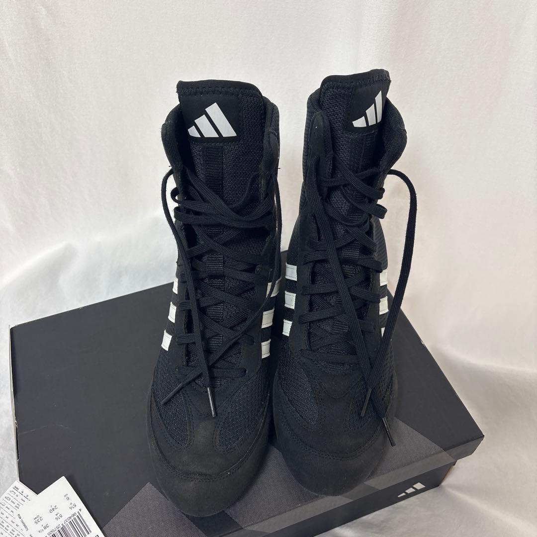 adidas boxhog2 ボクシングシューズハイカット ブラック★お値下げ中