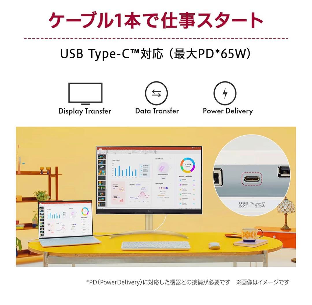 【美品】LG MyView Smart Monitor 31.5 4K