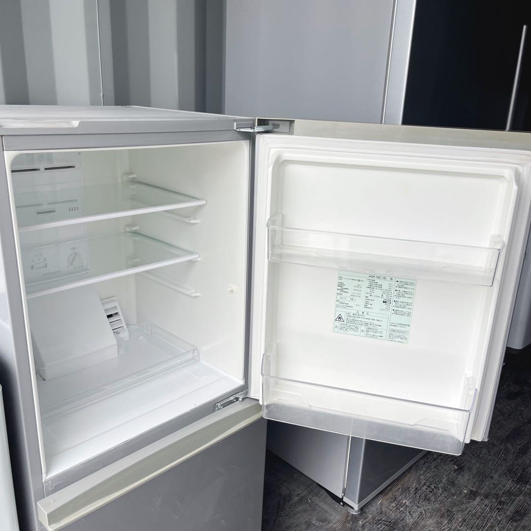 12取付無料！完動品！高性能スタイリッシュ洗濯機AQUAシルバー大きめ冷蔵庫！