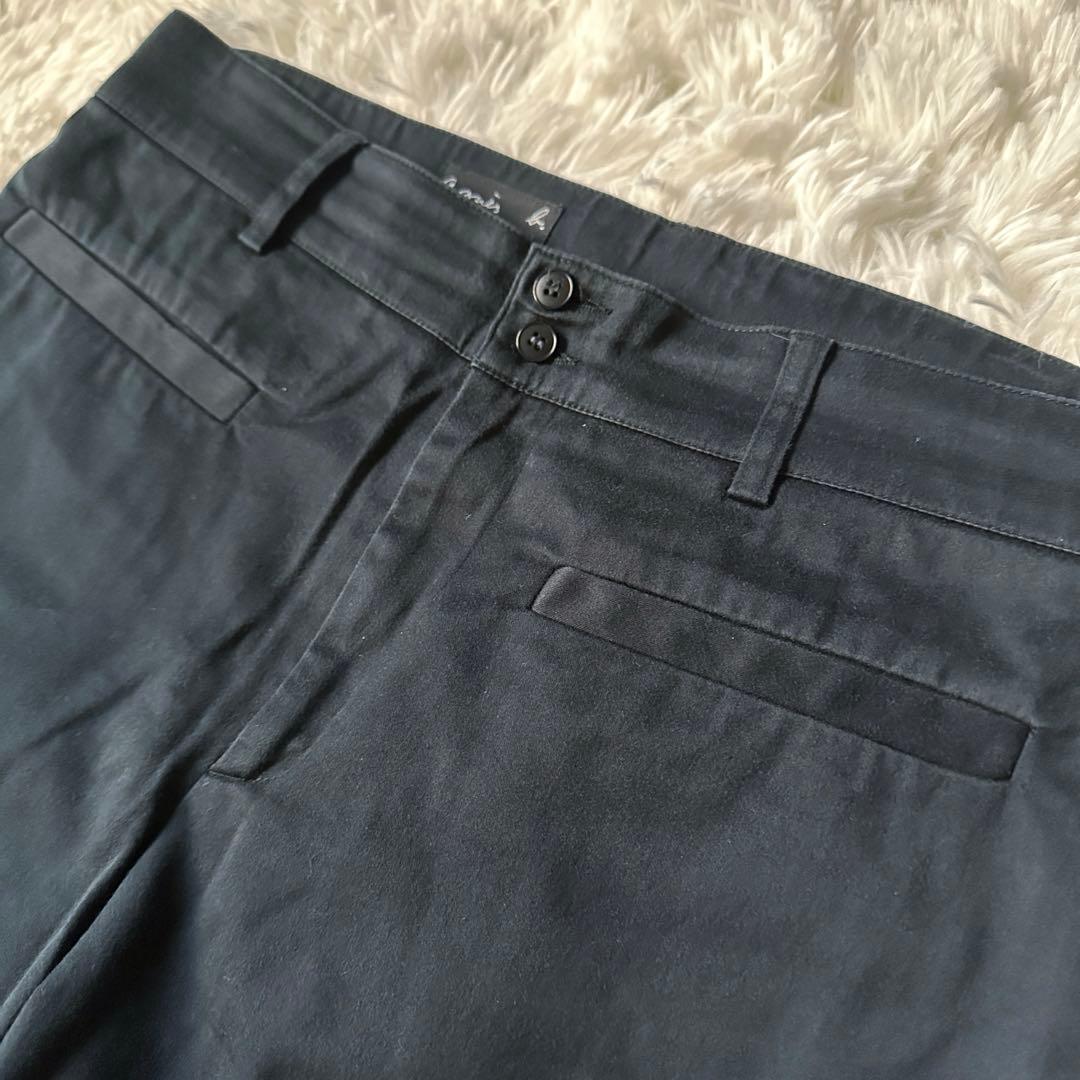 agnes b. homme スラックス ブラック フランス製 M〜L相当