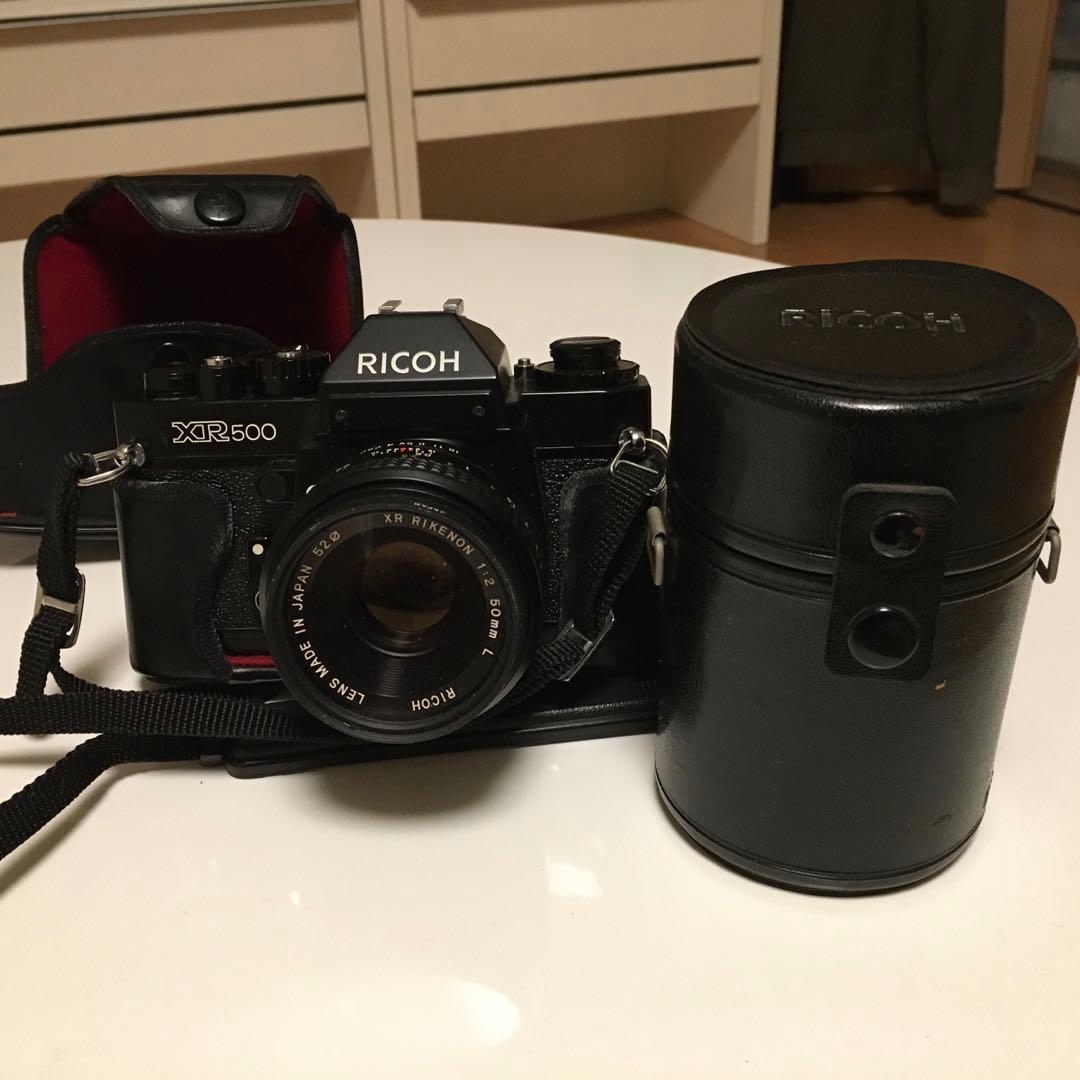 RICOH XR500、COSINA 135ミリ1:2.8 セット
