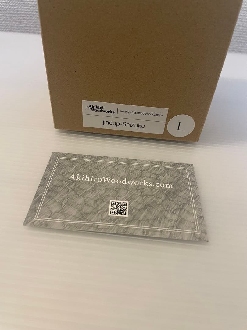 ▼アキヒロウッドワークス　ジンカップ　Akihiro Woodworks マグ