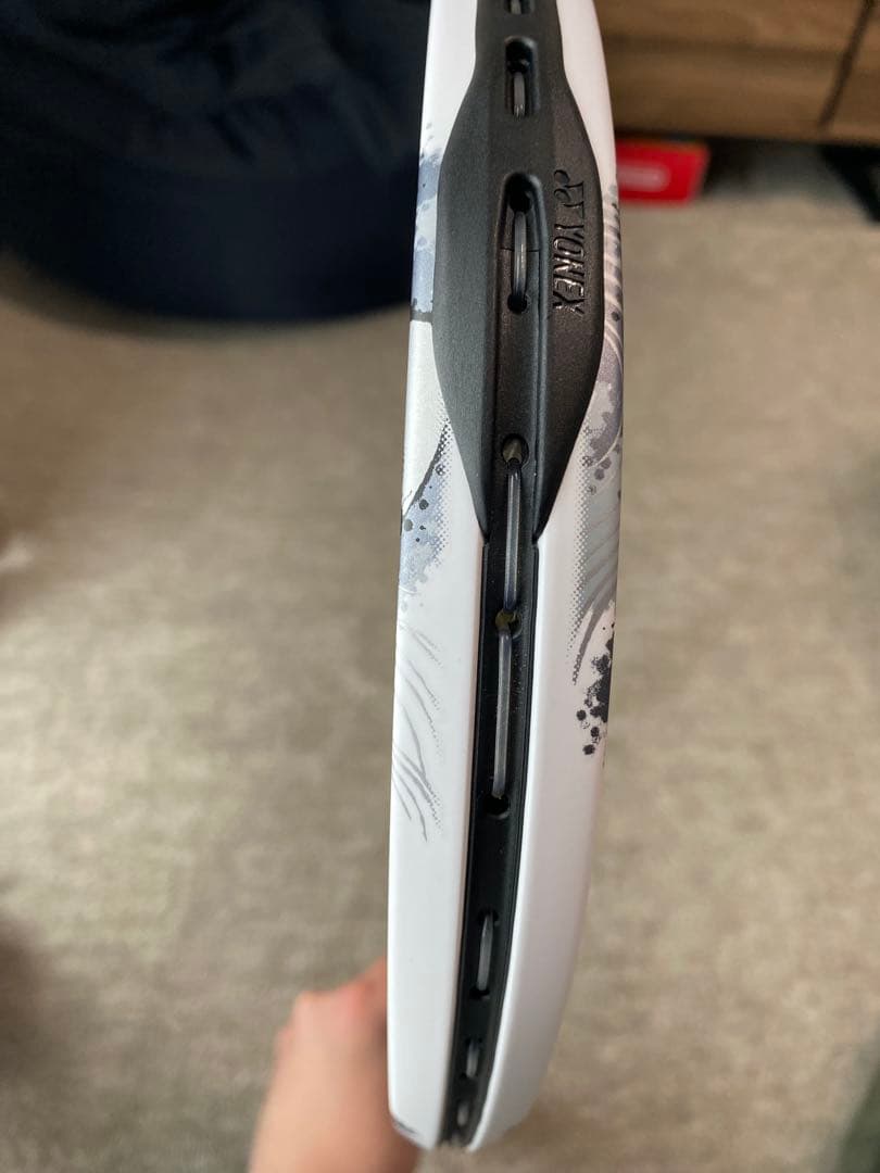 ソフトテニス　YONEX ジオブレイク80sホワイト