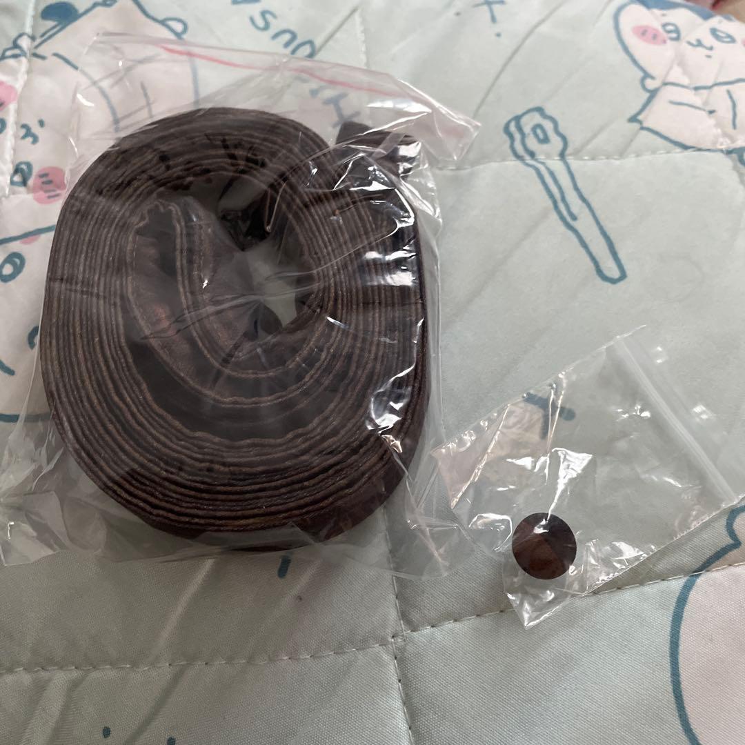 シャルミエール　ボンボンショコラ柄ワンピース　茶