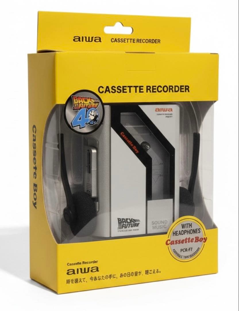 【ドンキx aiwa】バック・トゥ・ザ・フューチャーコラボ商品カセットプレイヤー
