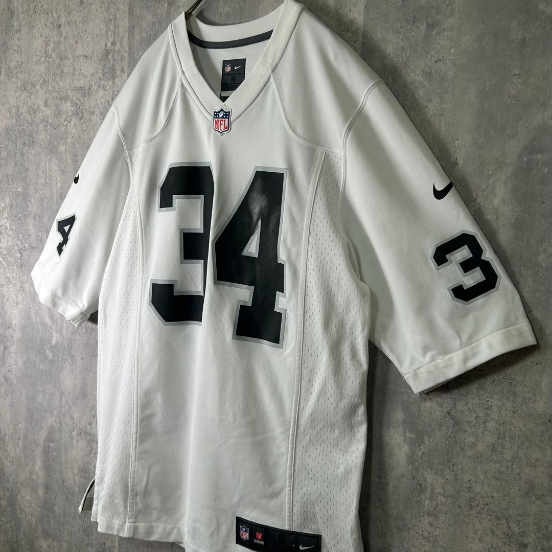 希少 NIKE NFL レイダース ボージャクソン ゲームシャツ 白
