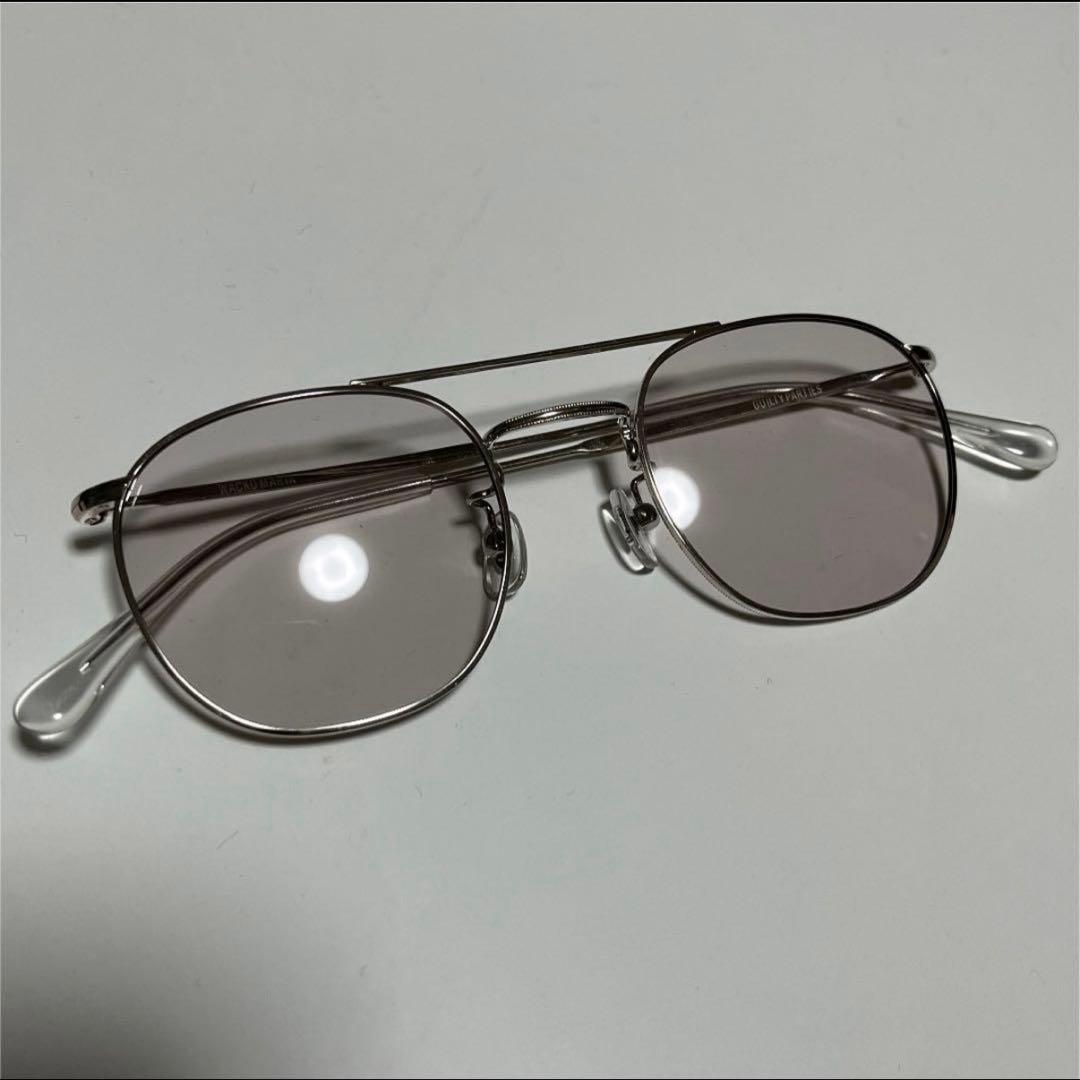 ワコマリア　サングラス　金子眼鏡　グレー