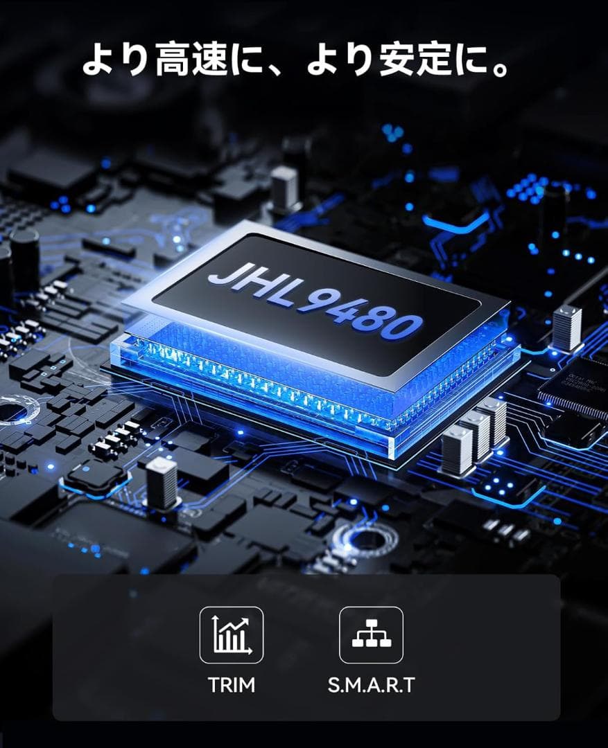 ORICO 80Gbps M.2 NVMe SSD 外付けケース