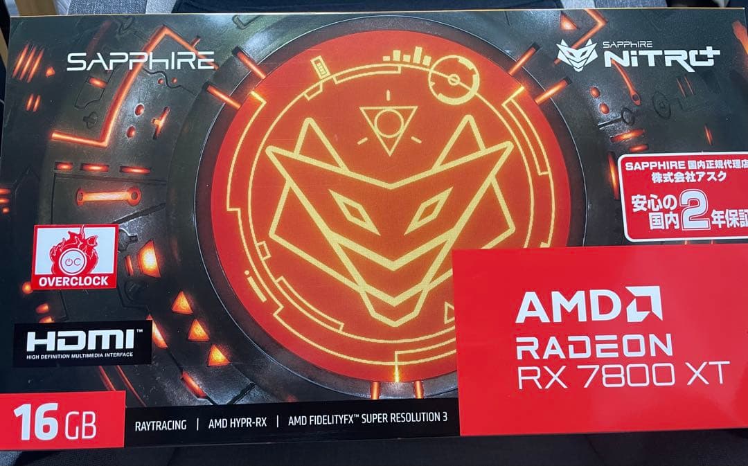RADEON SAPPHIRE NITRO＋ RX7800XT 16GB