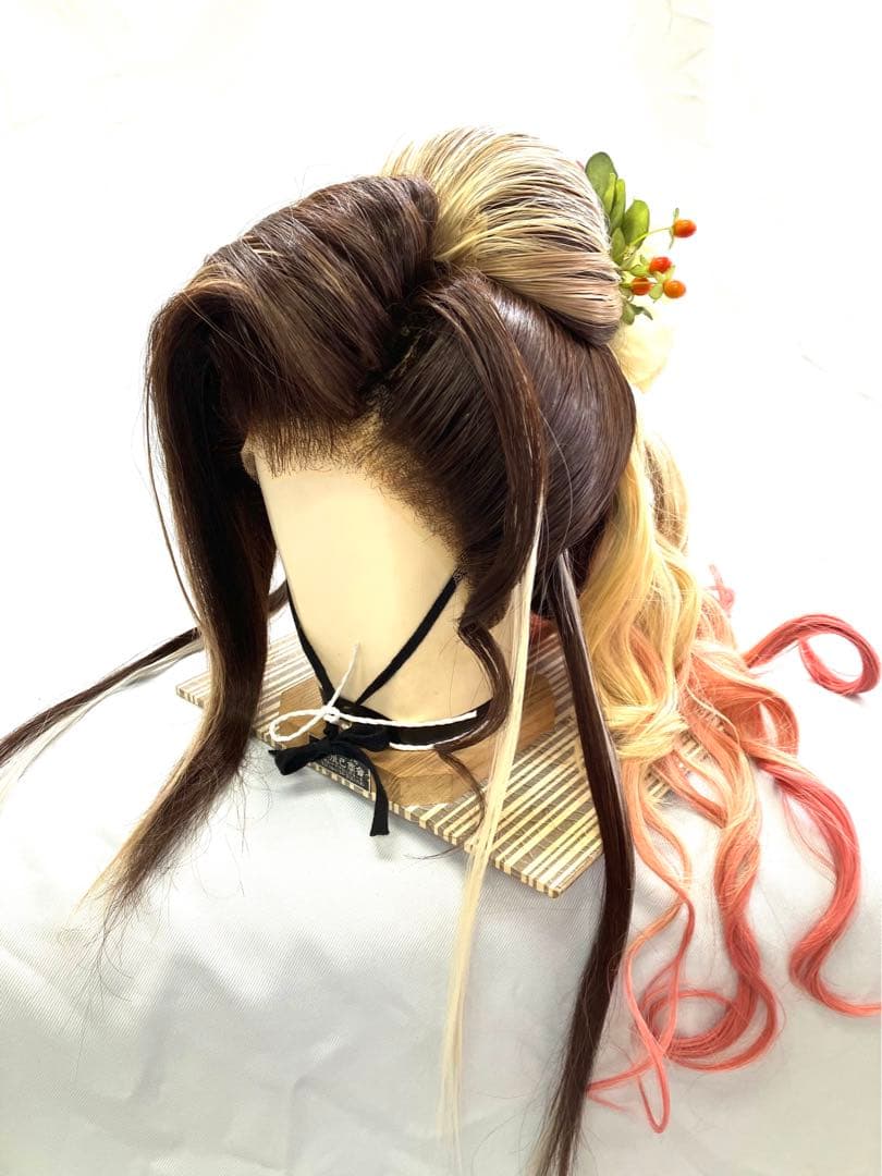 辰巳7号サイズ、創作耐熱ファイバープラス、中古舞踊かつら、大衆演劇かつら